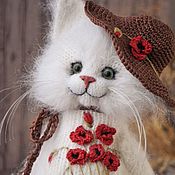 Куклы и игрушки handmade. Livemaster - original item Embroidered fur coat MAKI Cat toy. Handmade.