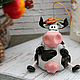 Cow, symbol of 2021. Ceramic bell. Bells. FunIdea. Online shopping on My Livemaster.  Фото №2