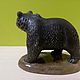 The bear is made of natural Ural ornamental stones Calcite. Figurines. Kamnerezy-urala. My Livemaster. Фото №6