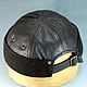 Docker beanie leather hat DBH-40. Caps. Bluggae Custom Headwear. Online shopping on My Livemaster.  Фото №2