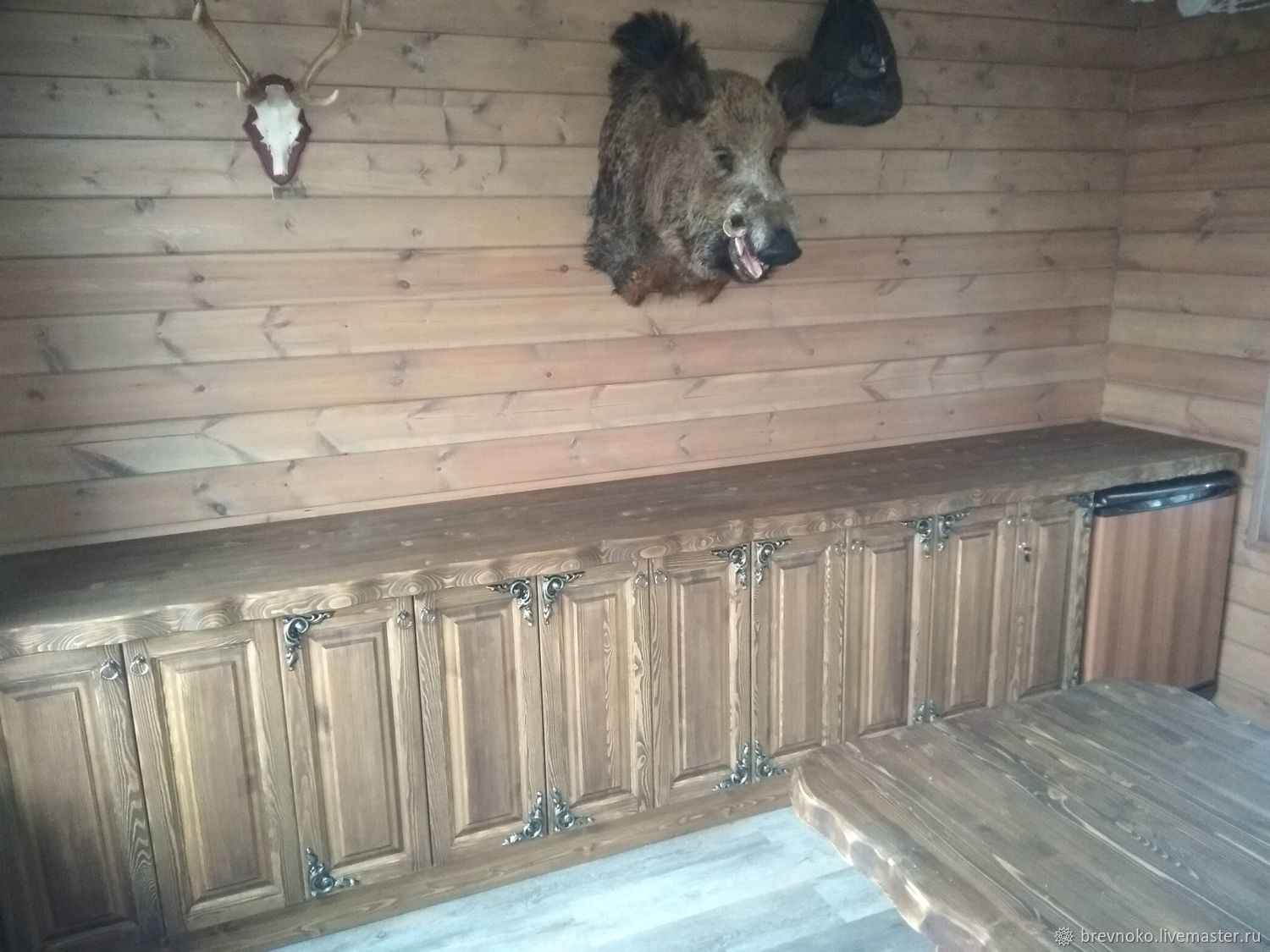 шкафы для беседки из дерева