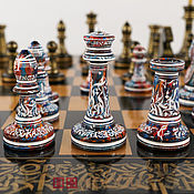 Активный отдых и развлечения handmade. Livemaster - original item Chess painted 