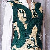 Одежда handmade. Livemaster - original item Warm knit vest 