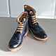 Order Shoes 'dark blue long Junior recruitment consultant'. Hitarov (Hitarov). Livemaster. . Boots Фото №3