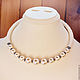 Order Necklace choker beads and Swarovski pearls in two variants. PatinaBeadJewellery. Livemaster. . Chokers Фото №3