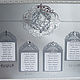 'Silver' Seating plan. Guest Seating Chart. Evrica (Evrica). Online shopping on My Livemaster.  Фото №2