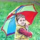 Order Portrait of a child 'Under the umbrella'. ArtFairy Portrets and Caricatures (artfairy). Livemaster. . Fine art photographs Фото №3