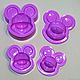 Double sided molds for making flowers No. 31080 Mickey mouse - 2 piece. Molds for making flowers. dbyb123hf. Online shopping on My Livemaster.  Фото №2