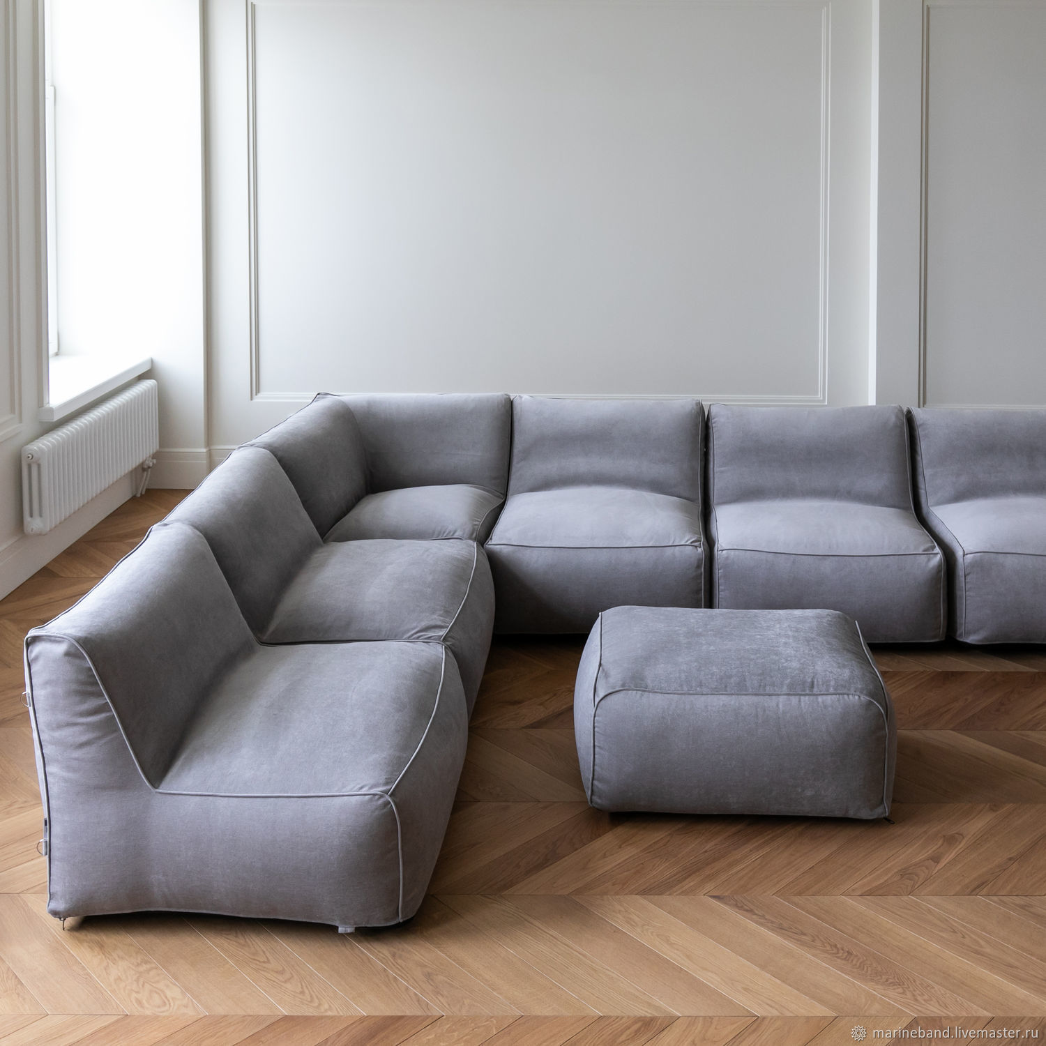 Модульный бескаркасный диван Lite в интернет-магазине Ярмарка Мастеров по цене 149300 ₽ – 5H0JNRU