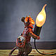 Светильник: Крыс-механик в стиле стимпанк. Настольные лампы. Солнечная мышь. Ярмарка Мастеров.  Фото №6