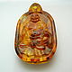 Hotei amber carving R-629. Pendants. Amber shop (vazeikin). Online shopping on My Livemaster.  Фото №2