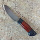 Knife 'Canadian-4' h12mf leather mikarta. Knives. Artesaos e Fortuna. My Livemaster. Фото №5