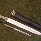 Сувениры и подарки handmade. Livemaster - original item Dagger Kama with podchinennymi knife.. Handmade.