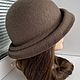 Felted hat Connect with nature on a cloudy day. Hats1. Oksana Moleva. My Livemaster. Фото №5