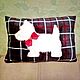 Decorative pillow, fur pillow, dog cushion, Pillow, Moscow,  Фото №1