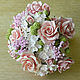 Wedding bouquet 'Pink lace'. Wedding bouquets. Flowesforever. My Livemaster. Фото №4