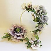 Свадебный салон handmade. Livemaster - original item Headband flowers silk. Handmade.