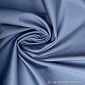 Материалы для творчества handmade. Livemaster - original item Fabric: Thick cotton with elastane blue. Handmade.