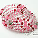 Bracelet Summer pink beads Farfalle and quartz. Bead bracelet. Marina Brusinenko - Jevelry. Online shopping on My Livemaster.  Фото №2