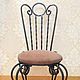 Wrought iron chair 'Luxury', Chairs, Moscow,  Фото №1