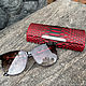 Order Python leather eyeglass case. exotiqpython. Livemaster. . Eyeglass case Фото №3