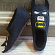 Felted Slippers 'Batman', , Ivanovo,  Фото №1