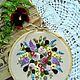 Заказать Вышивка в пяльцах "Тепло души". Филатова Елена (floral-embroidery). Ярмарка Мастеров. . Элементы интерьера Фото №3