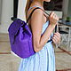 Order Python skin backpack Fashion Purple. exotiqpython. Livemaster. . Backpacks Фото №3
