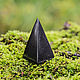 Pyramid of shungite polished high 5 cm. Stones. Dmitrij (yourspace). Online shopping on My Livemaster.  Фото №2