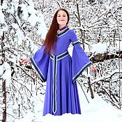Работы для детей, handmade. Livemaster - original item Dress elven Princess (violet-silver). Handmade.