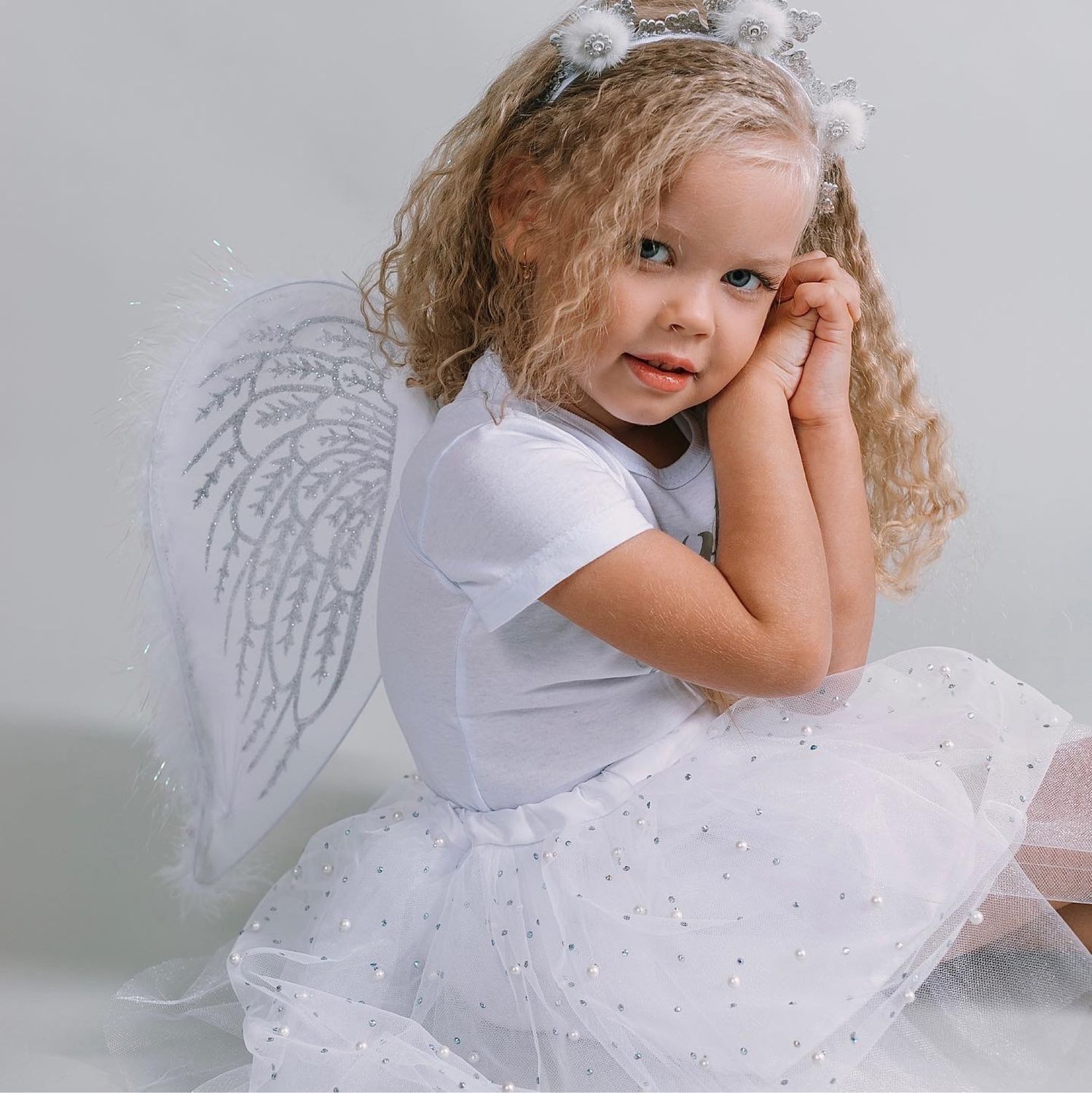 Детский костюм Ангел, рост 110-128