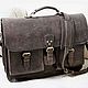 The briefcase. Men\'s bag. aleks.berg. My Livemaster. Фото №5