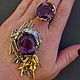 Exclusive!!! Set with collectible amethysts. Jewelry Sets. SELENA. My Livemaster. Фото №4