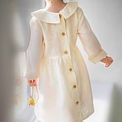 Работы для детей, handmade. Livemaster - original item Baptismal shirt Dress the World to the baptism of white. Handmade.