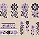 Set of machine embroidery designs in folk-ethnic style.
Design for machine embroidery different formats pes, hus, jef, dst, exp, vp3, vip, xxx