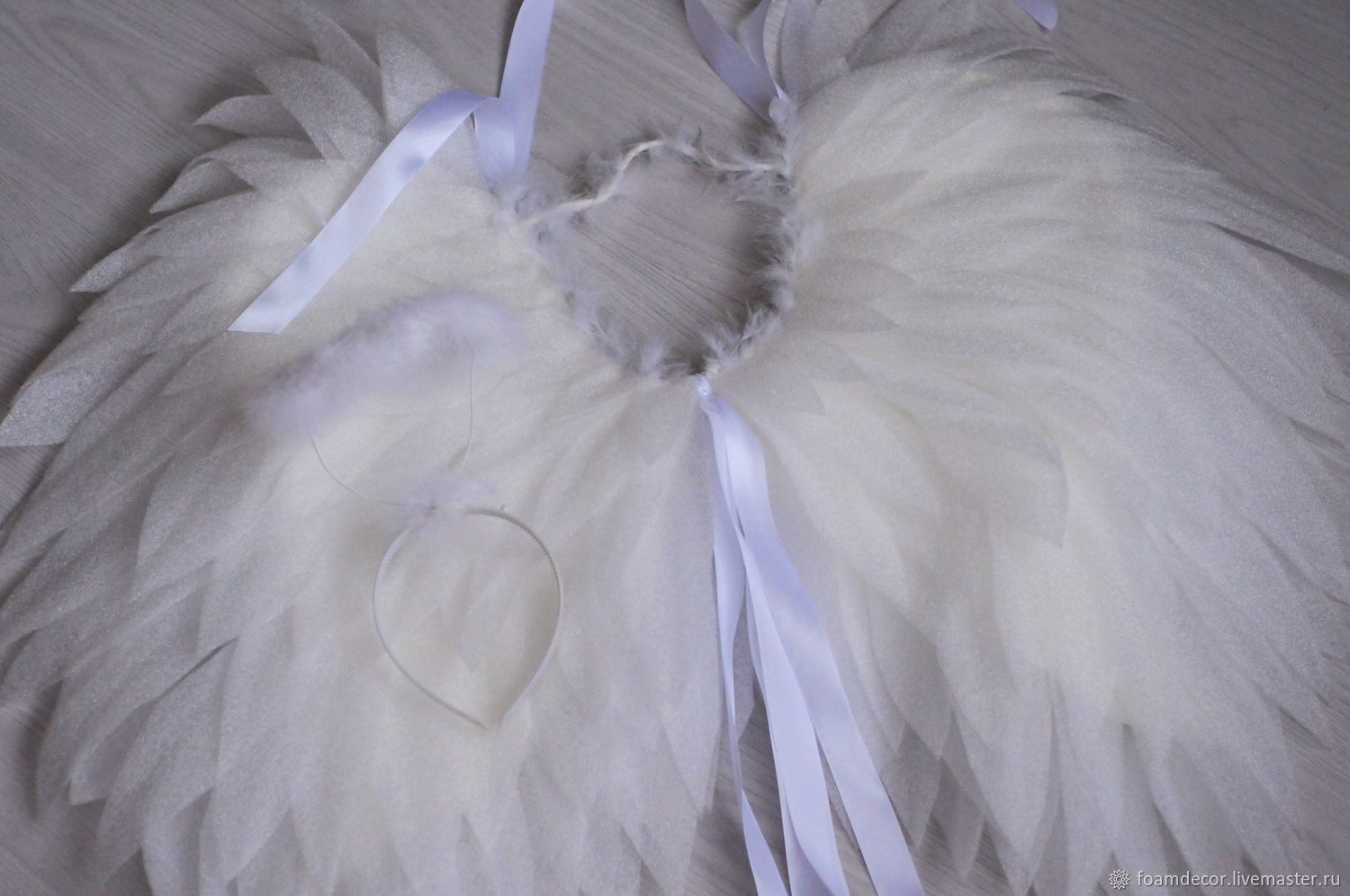 Ободок Нимб ангела 25см - купить в интернет-магазине Карнавал-СПб по цене руб.