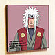 Picture Poster of Jiraiya Anime 'Naruto' in the style of Pop Art, Pictures, Moscow,  Фото №1