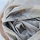 Палантин из дикого шёлка, экопринт, ботанический шарф, Палантины, Москва,  Фото №1