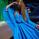Шикарное длинное платье "Голубое, нежно- воздушное", Платья, Москва,  Фото №1