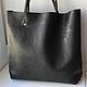 leather handbag custom made black pocket. Classic Bag. migotobags. Online shopping on My Livemaster.  Фото №2