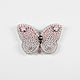 Order Brooch Butterfly pink with gradient effect, Ombre. Zveva. Livemaster. . Brooches Фото №3