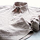 Мужская рубашка из вареного льна с фиксатором длины рукава. Рубашки мужские. Alavi_Nature_Lux. Интернет-магазин Ярмарка Мастеров.  Фото №2