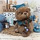 Тедди мишка — Коллекционная интерьерная игрушка ручной работы, teddy. Мишки Тедди. handmade_toys.lab | Добрые тедди. Ярмарка Мастеров.  Фото №5