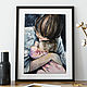 Mom, a touching picture in the nursery, a picture with children, Pictures, St. Petersburg,  Фото №1