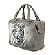 Bag 'White Tiger'. Valise. Pelle Volare. Online shopping on My Livemaster.  Фото №2