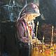 The painting 'a Peaceful Easter' oil on canvas 50-40 cm, Pictures, St. Petersburg,  Фото №1