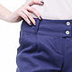 Order Wide-leg pants made of 100% linen. etnoart. Livemaster. . Pants Фото №3