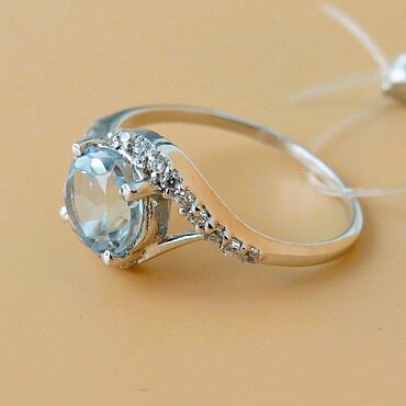 Винтаж ручной работы. Ярмарка Мастеров - ручная работа Винтаж: Топаз Серебряное кольцо Серебро 925 Новое с биркой Клейма. Handmade.