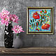 A copy of the product Painting rowan still life abstract oil on canvas. Pictures. Yulia Berseneva ColoredCatsArt. My Livemaster. Фото №4