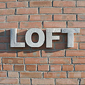 Для дома и интерьера handmade. Livemaster - original item Concrete letters for the word LOFT in the Loft Provence style. Handmade.